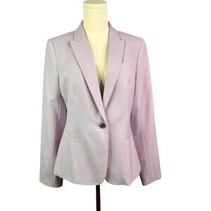 Banana Republic Women’s Wool Blend Lavender Structured Blazer Size 10